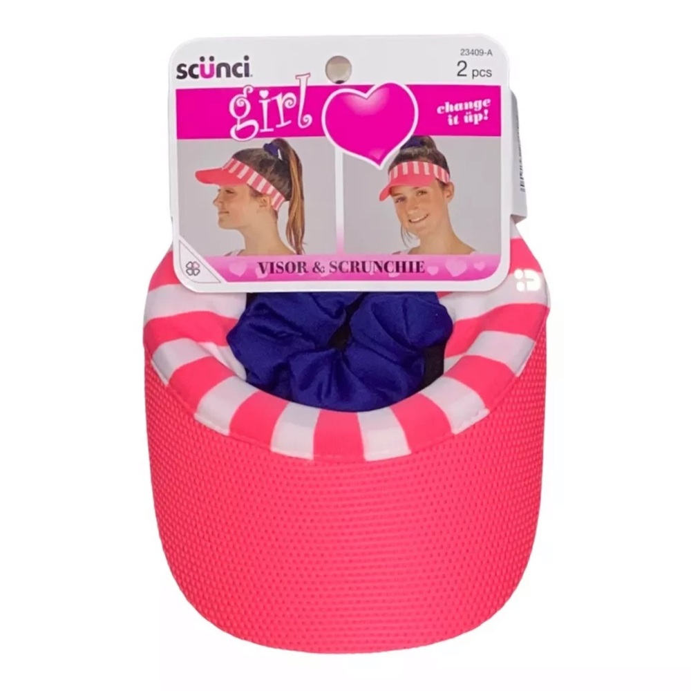 Scunci 2pc Visor and Scrunchi